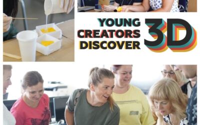Kviečiame dalyvauti mokymuose “Young Creators Discover 3D”!